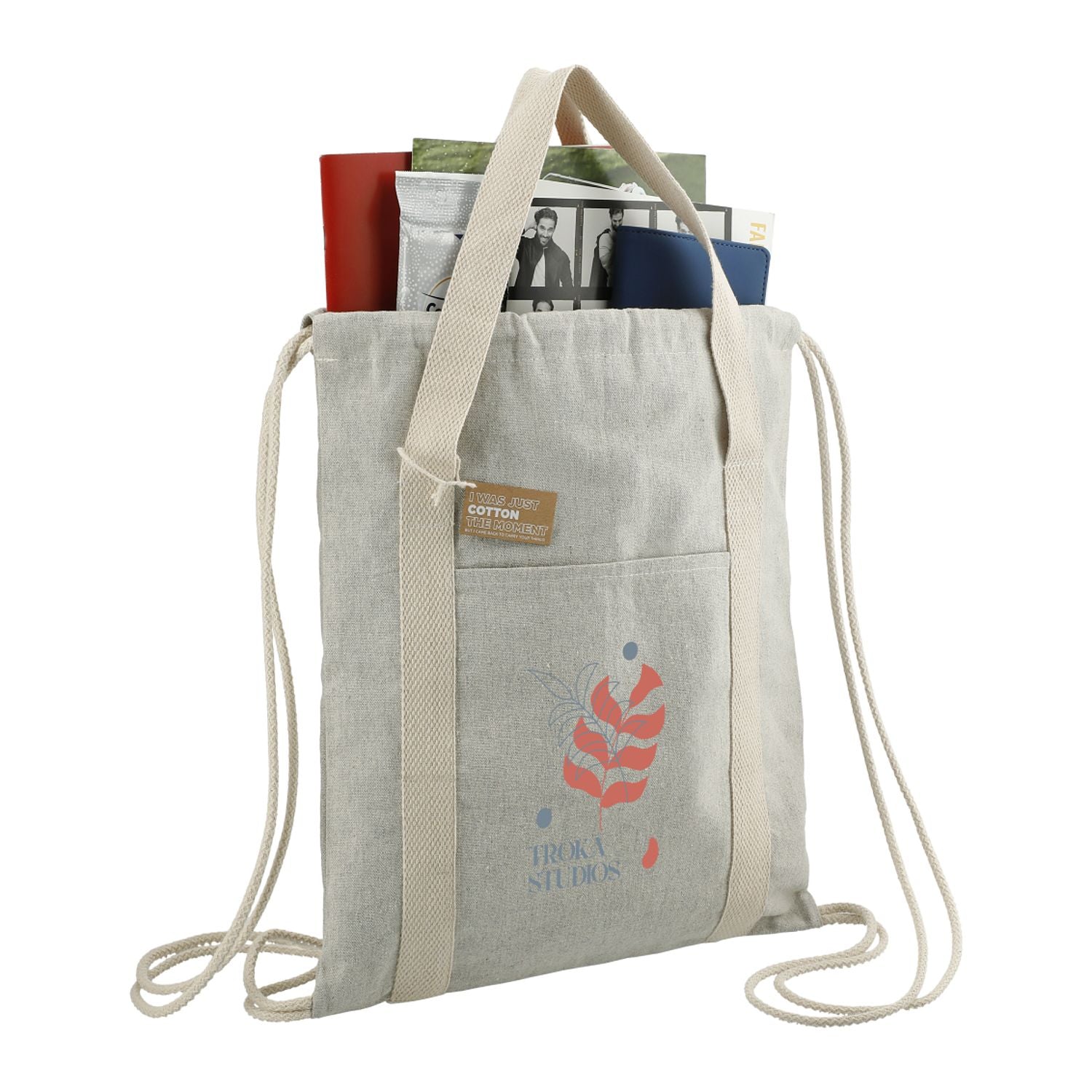 Repose 5oz. Recycled Cotton Drawstring Bag