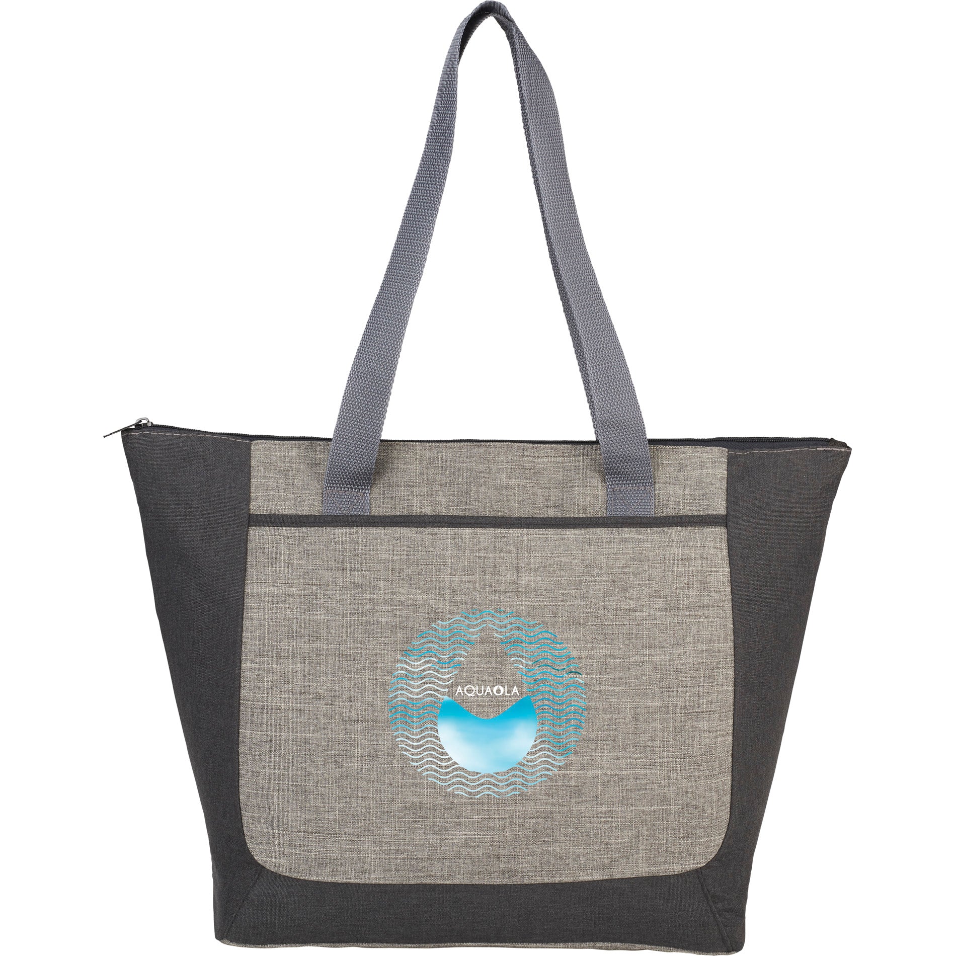 Reclaim Two-Tone Recycled Zippered Tote