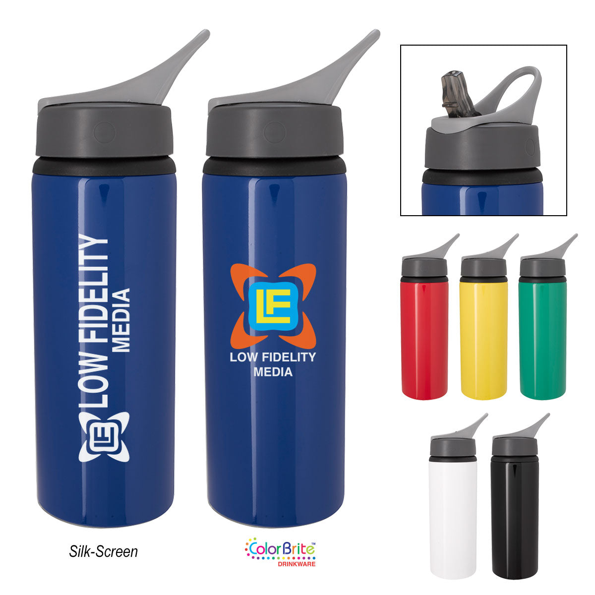 25 oz. Tario Aluminum Bike Bottle