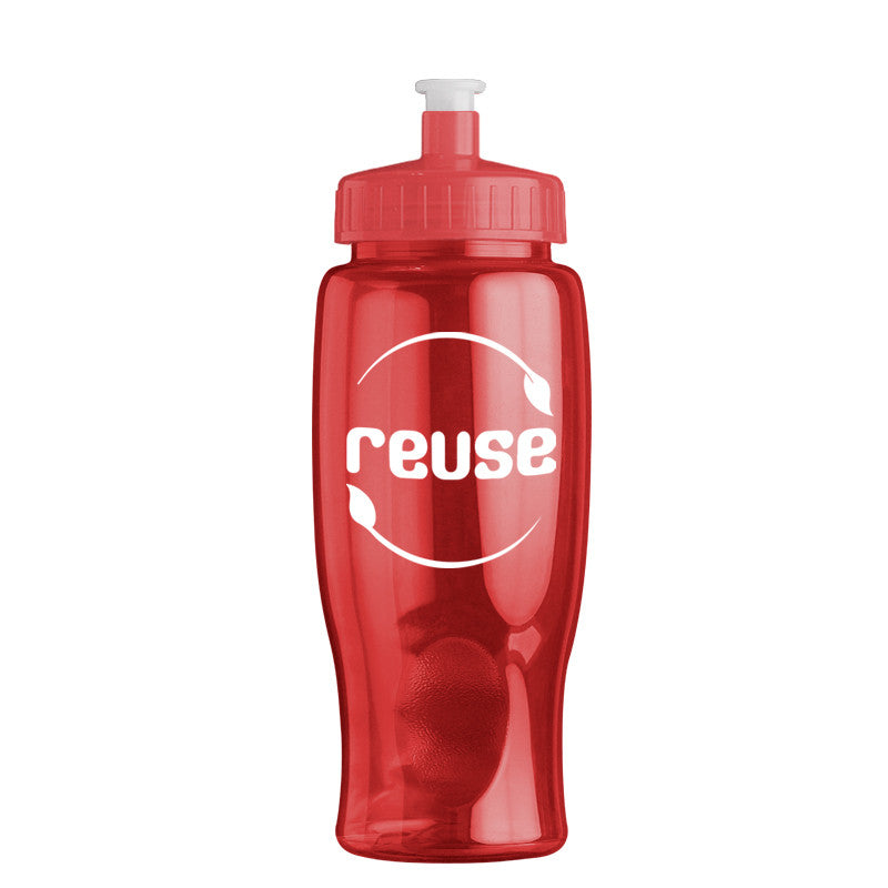 27 oz Poly-Pure Bottle with Push-Pull Lid