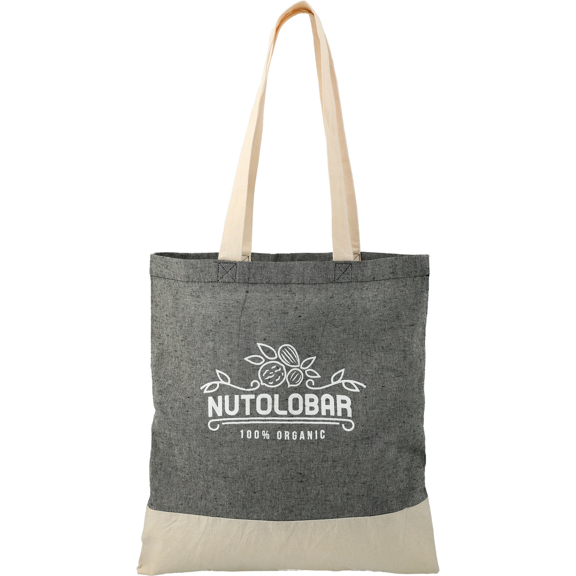 Split Recycled 5 oz Cotton Twill Convention Tote