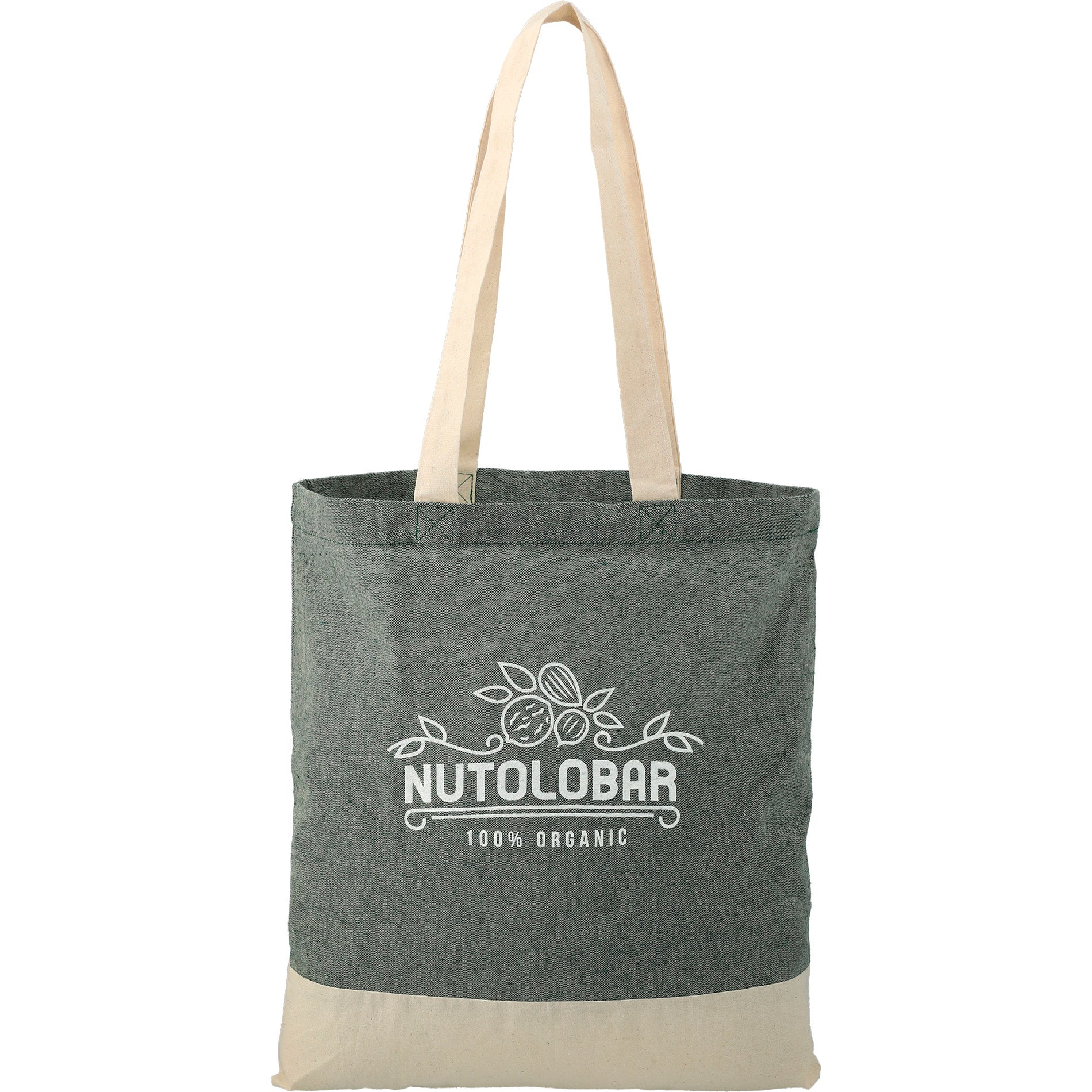 Split Recycled 5 oz Cotton Twill Convention Tote
