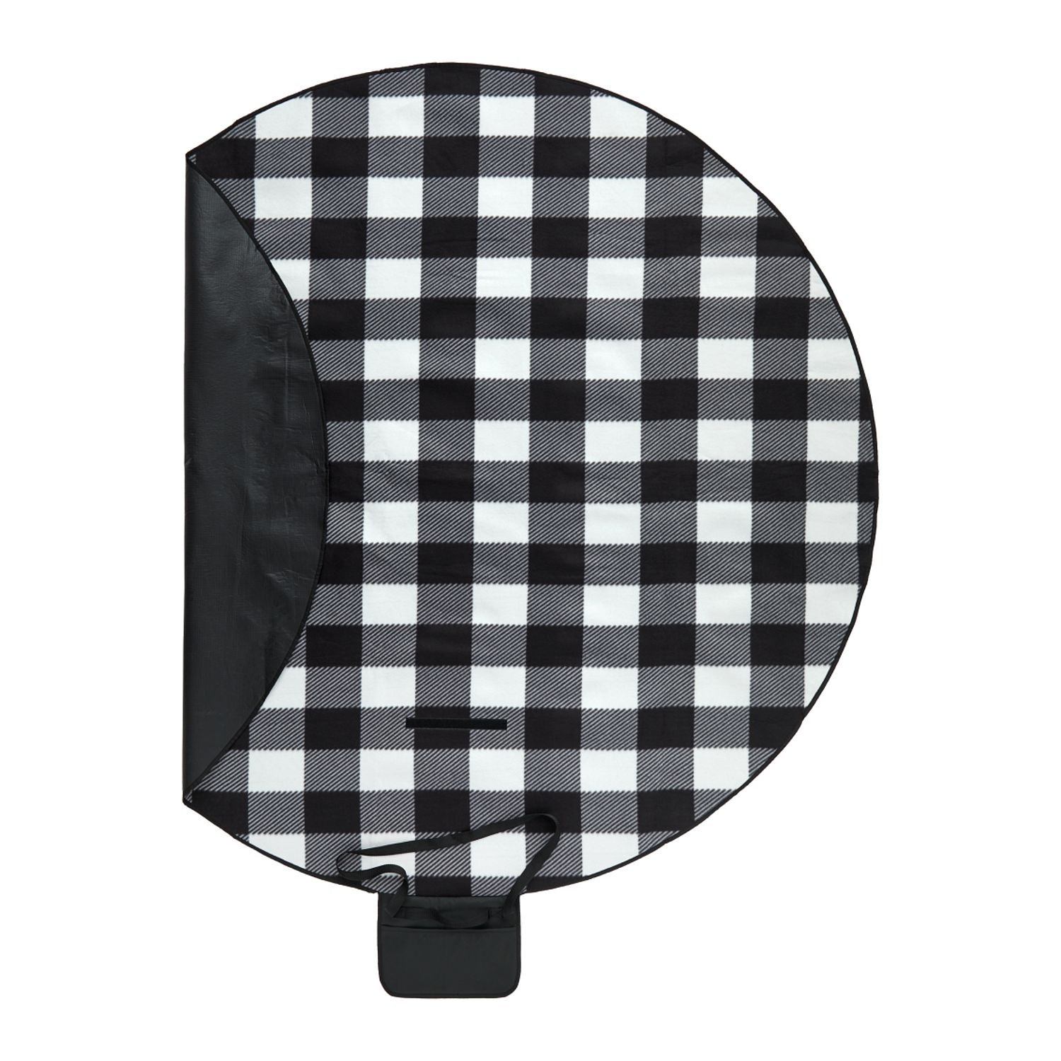 Oversized 6' Round Recycled PET Picnic Blanket