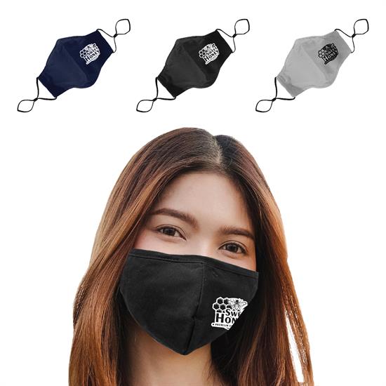 3 Ply Cotton Fitted Mask