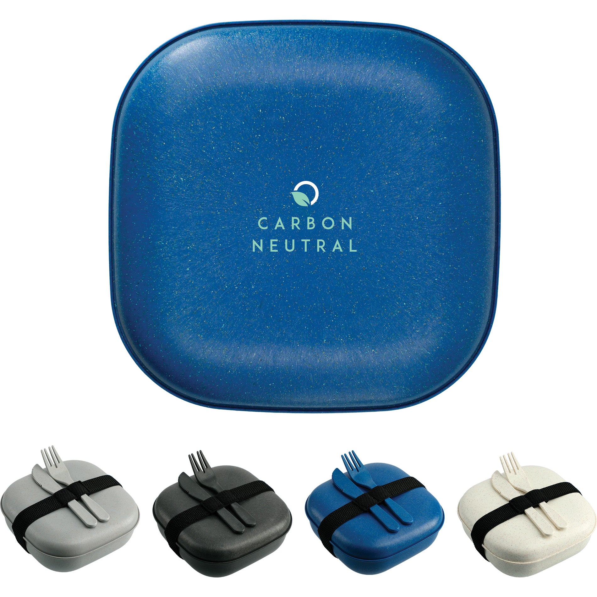 Wheat Straw Food Storage with Utensils