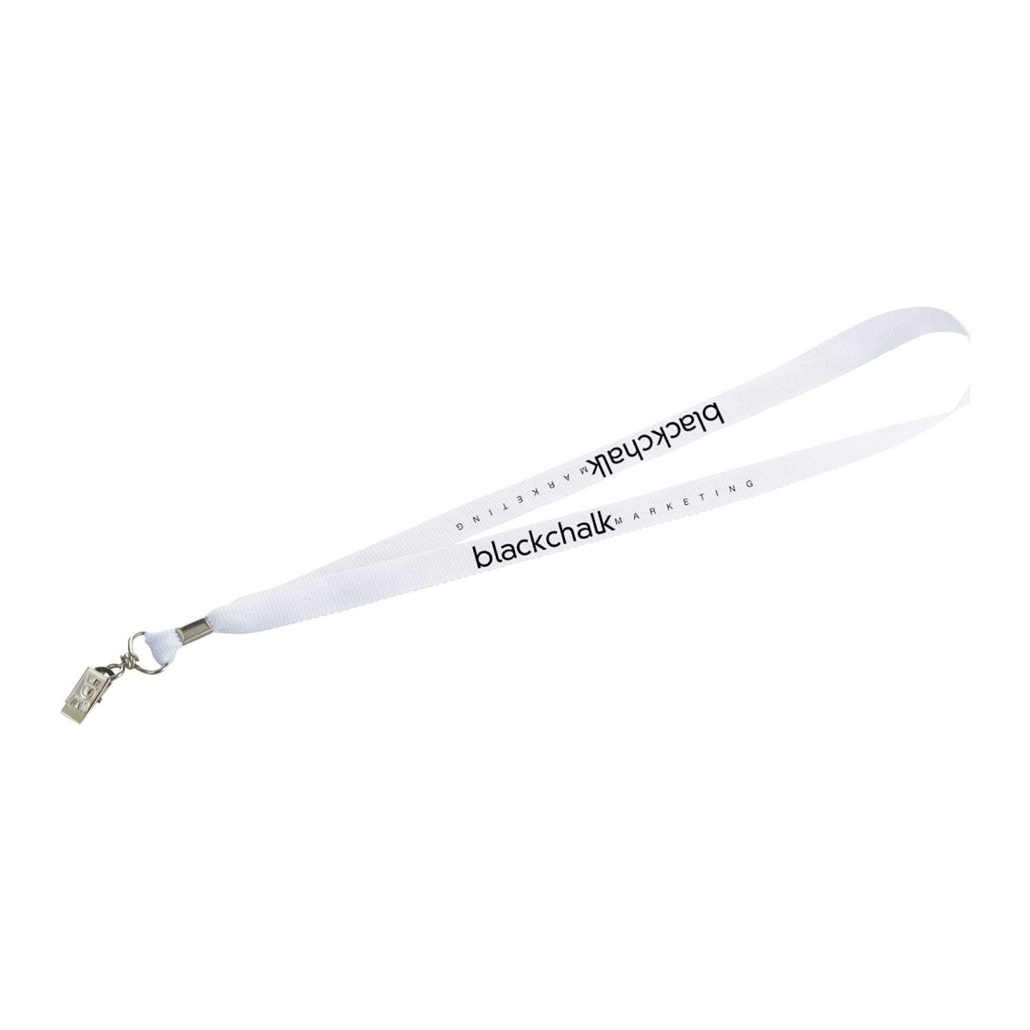 3/4" Lanyard with Bulldog clip