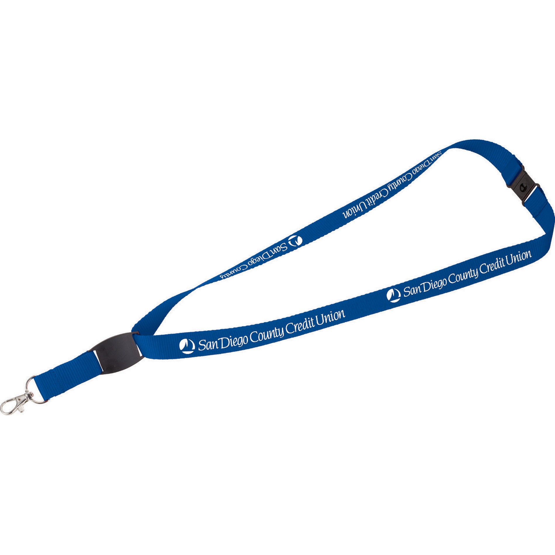 3/4" Lanyard with Flat Panel