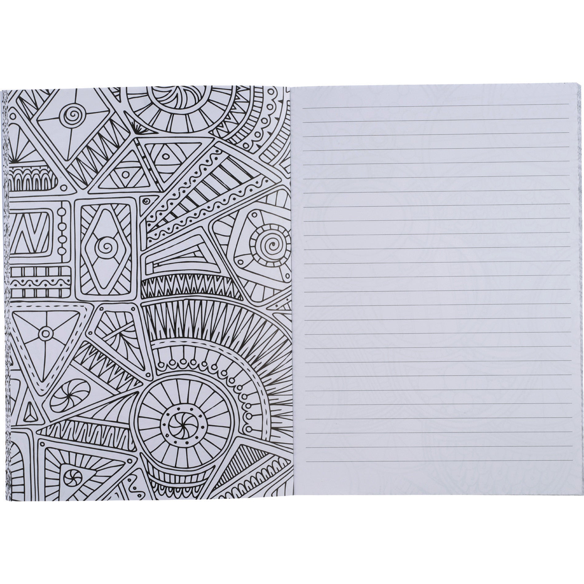 Doodle Color Therapy Notebook