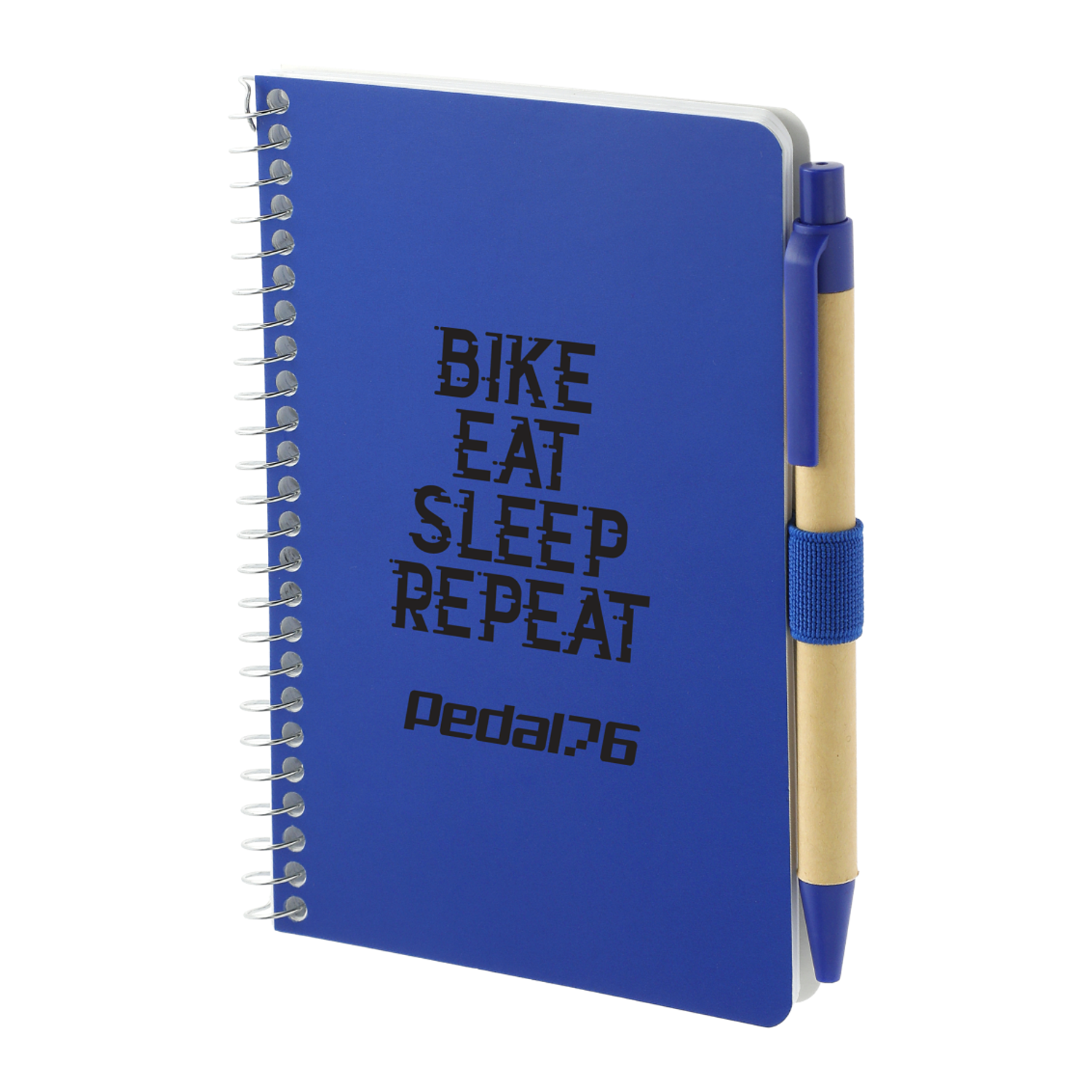 4" x 6" FSC® Mix Pocket Spiral Notebook with Pen