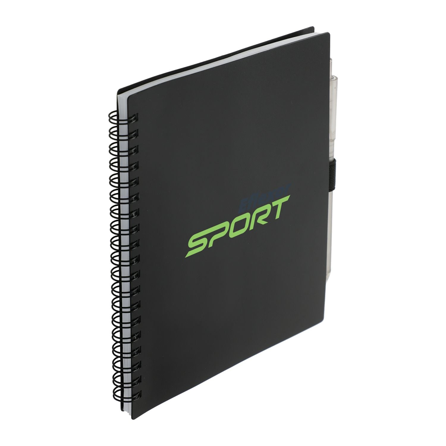 5.5” x 7” FSC Recycled Spiral Notebook w/ RPET Pen