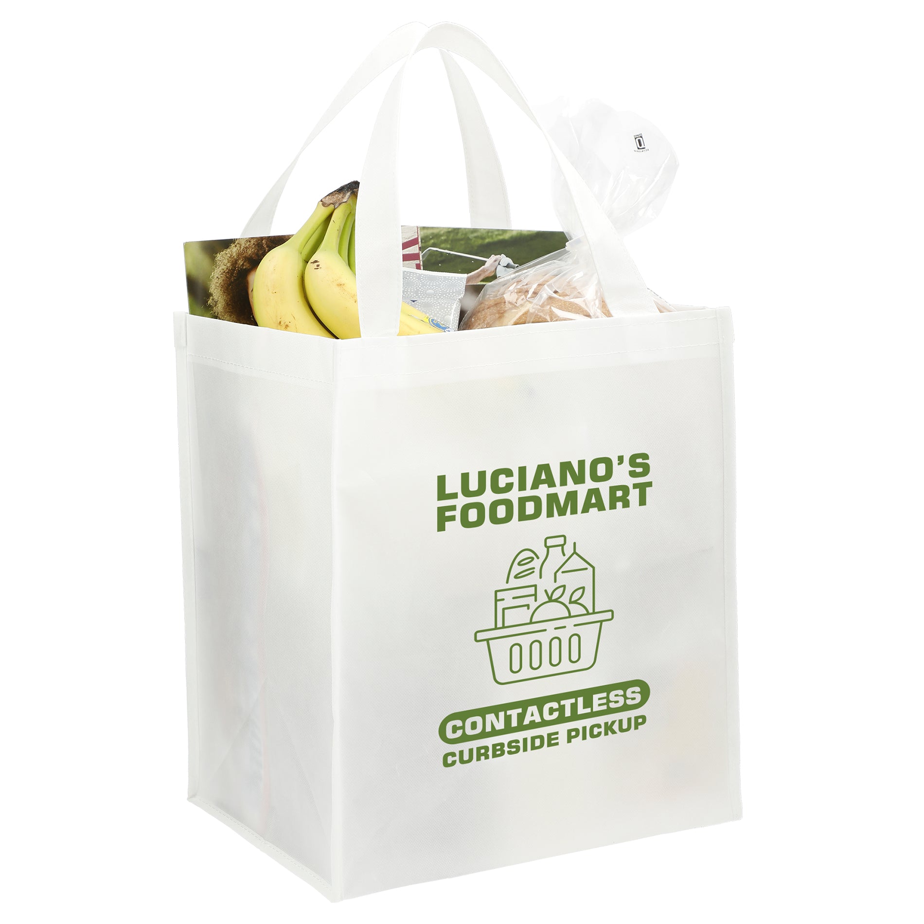 Double Laminated Wipeable Grocery Tote
