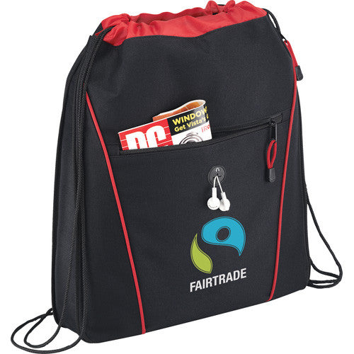 Raven Drawstring Cinch Backpack
