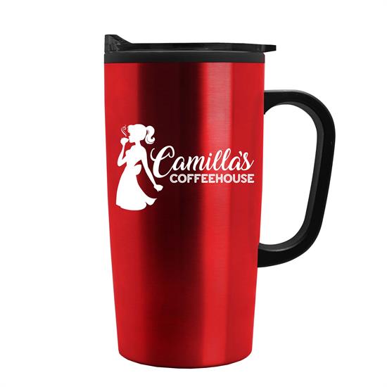 18 oz. General Stainless Steel Straight Wall Tumbler