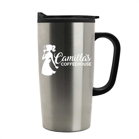 18 oz. General Stainless Steel Straight Wall Tumbler