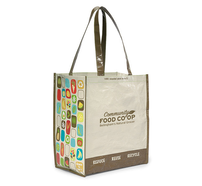 Laminated 100% Recycled Shopper