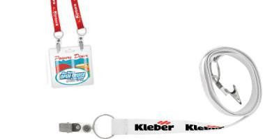 3/4’’ Screen Printed Dual Attachment Lanyard