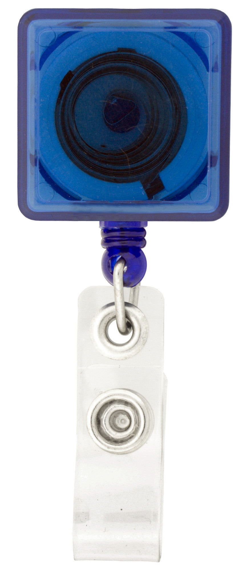Square-Shaped Retractable Badge Holder