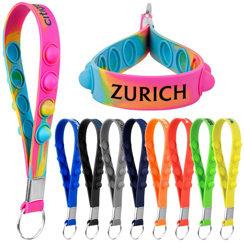 Popper Stress Reliever Key Chain