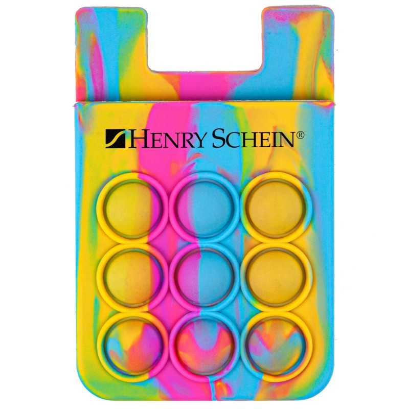 Popper Stress Reliever Silicone Phone Wallet