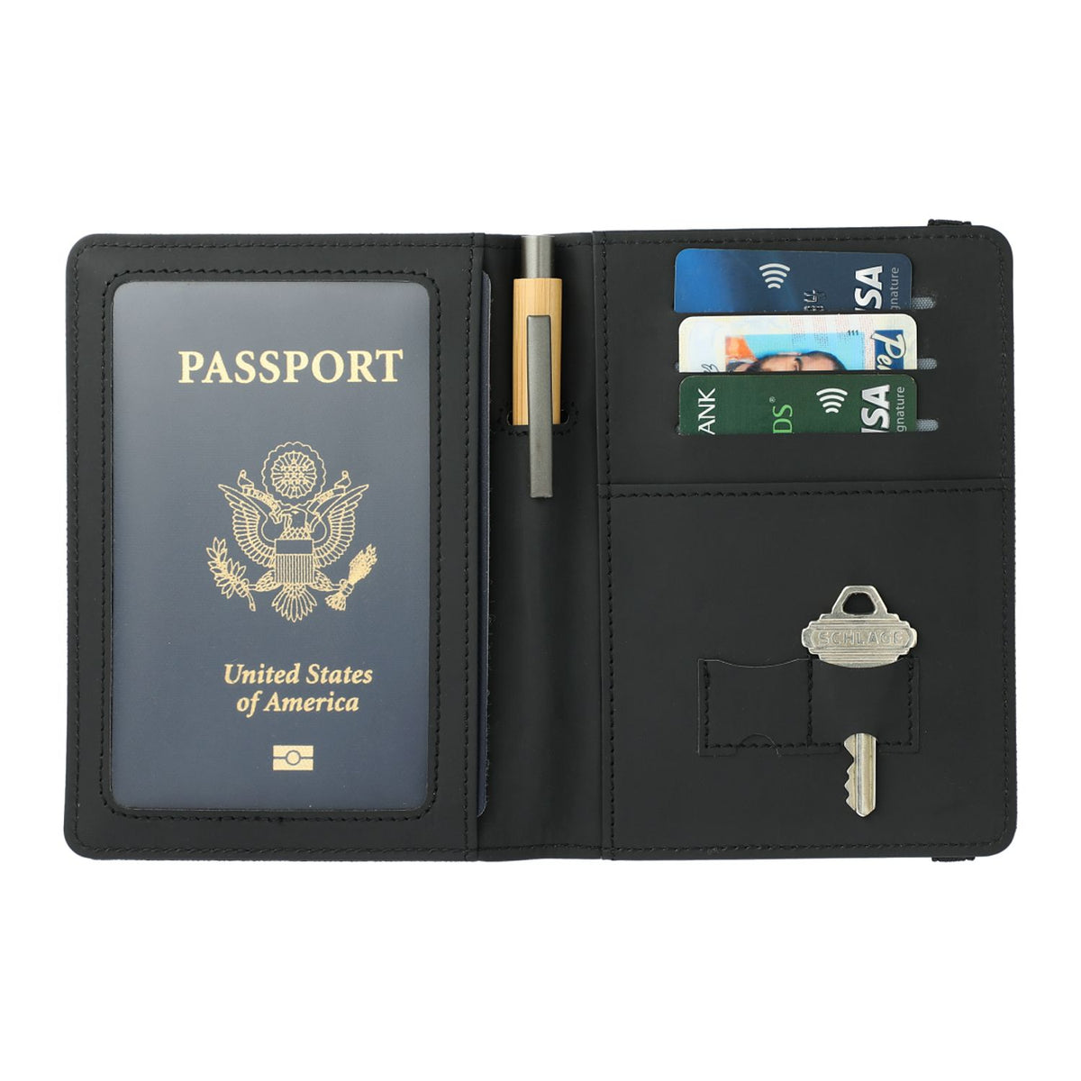 Deluxe Recycled Passport Wallet
