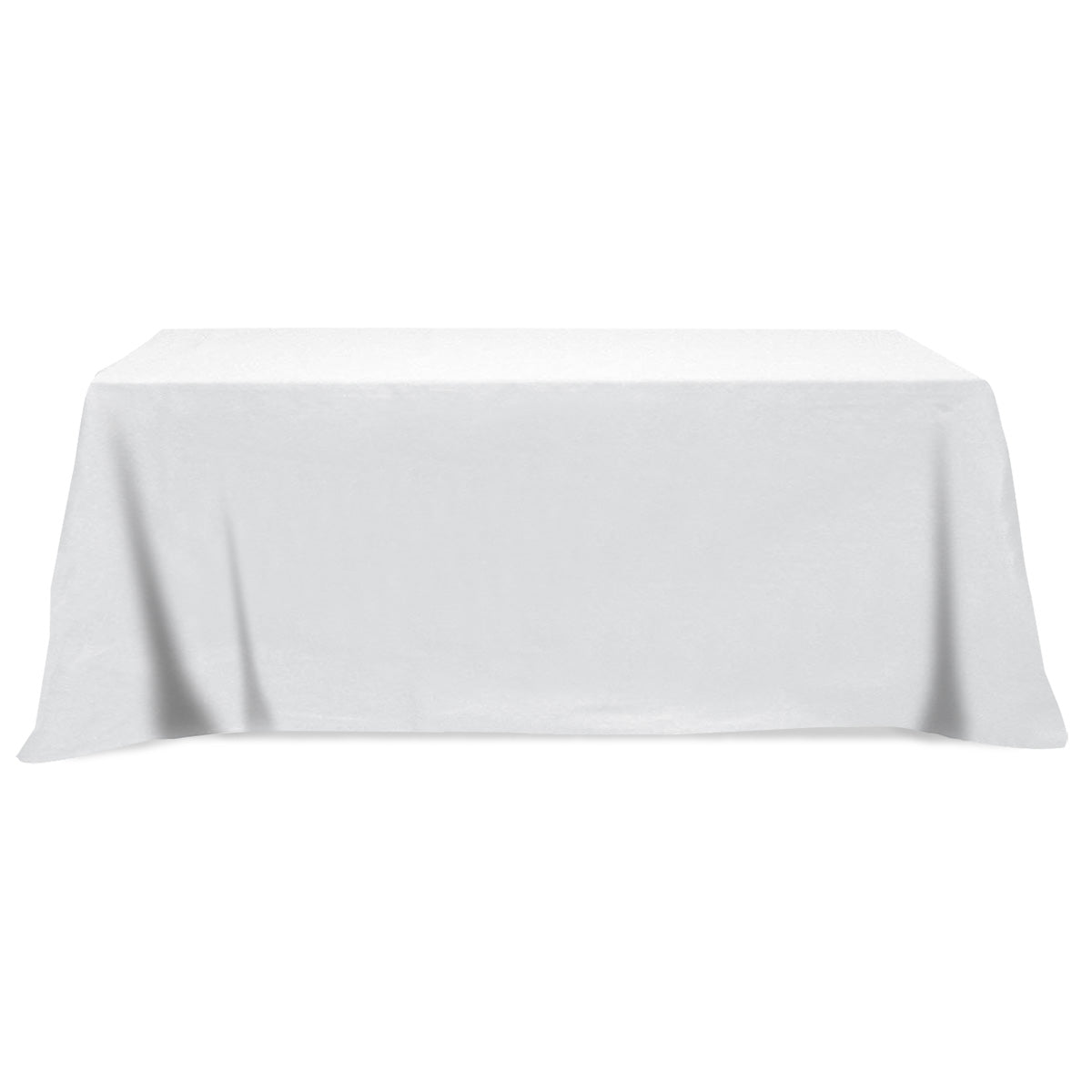 8 Flat Poly/Cotton 4-sided Table Cover