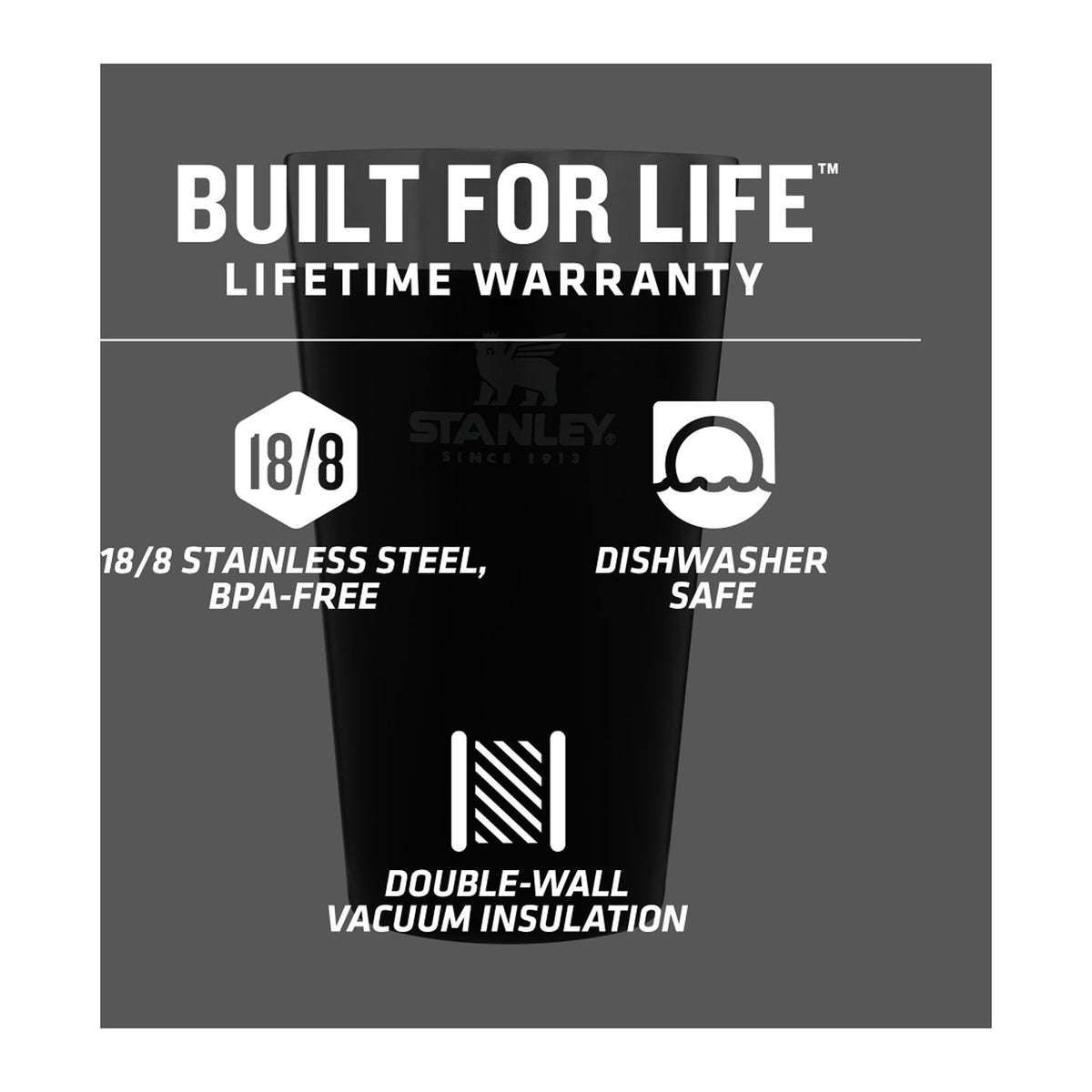 Stanley Stay-Chill Stacking Pint 16oz