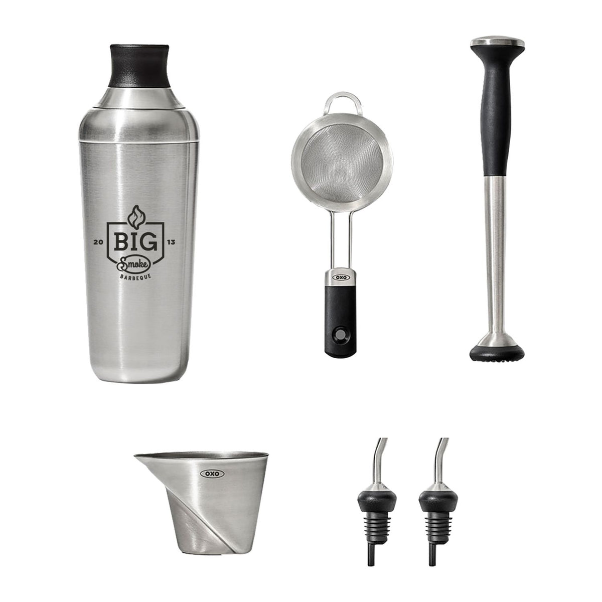 OXO Steel 6-piece Barware Set