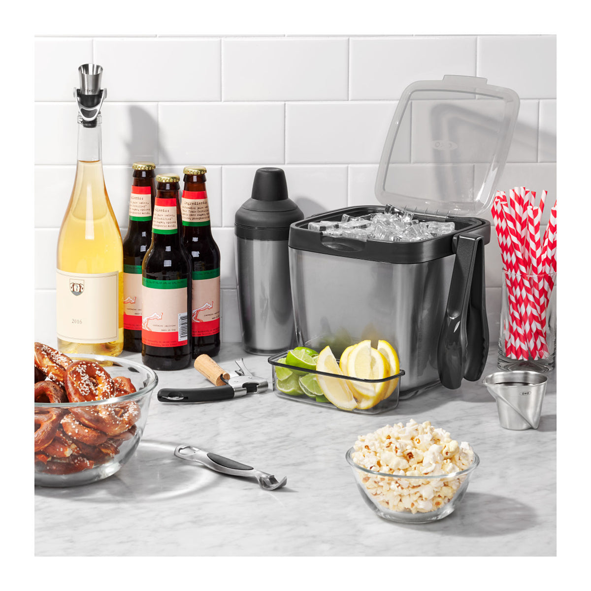 OXO 3-piece Ice Bucket Set