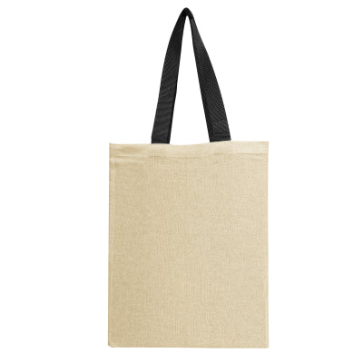 Natural Cotton Canvas Grocery Tote Bag