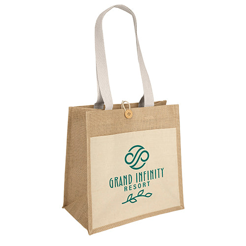 Izzy Jute-Cotton Tote