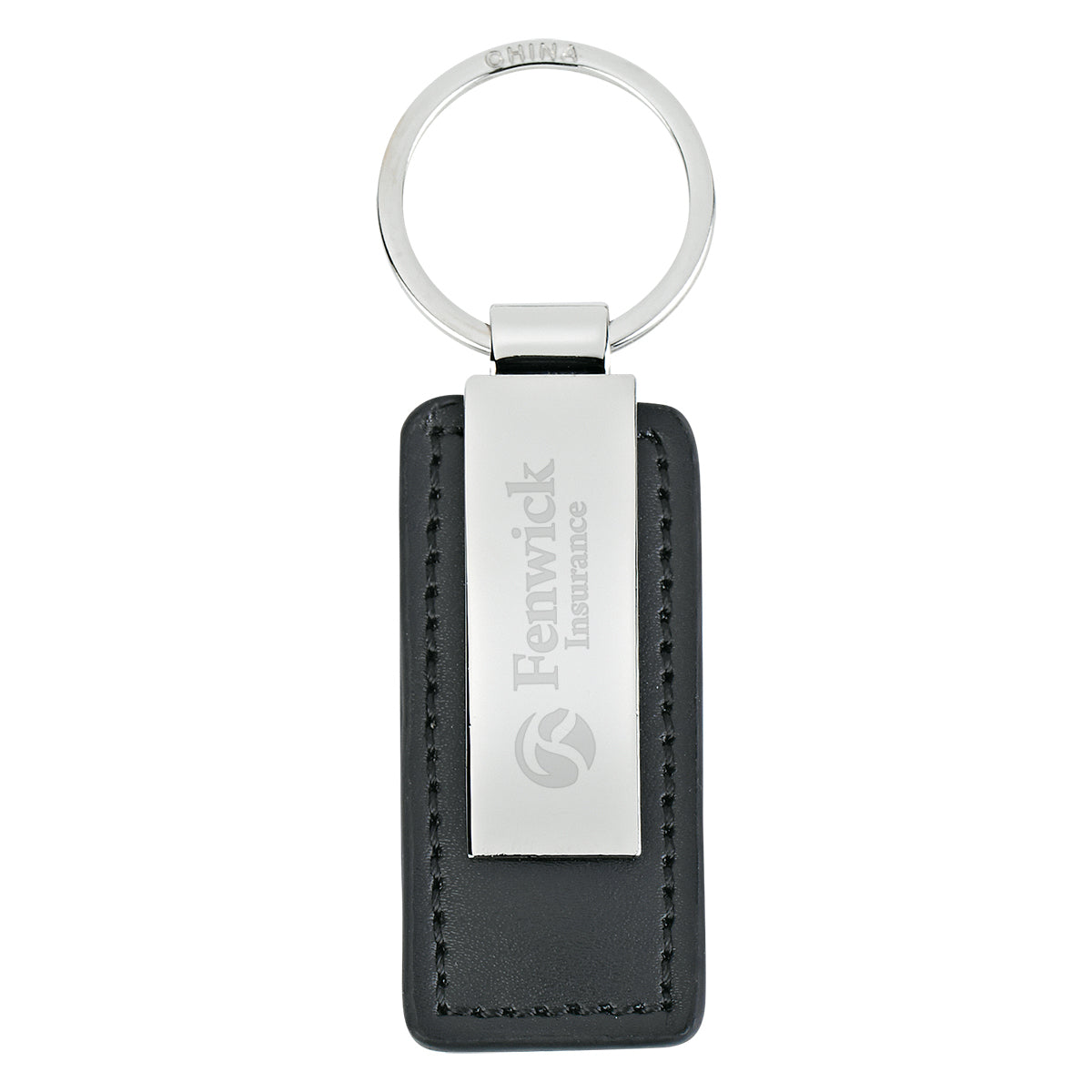 Leatherette Key Tag