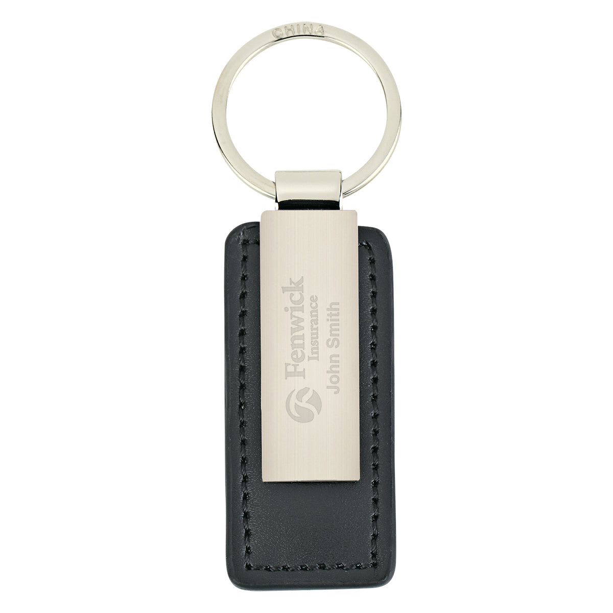 Leatherette Key Tag