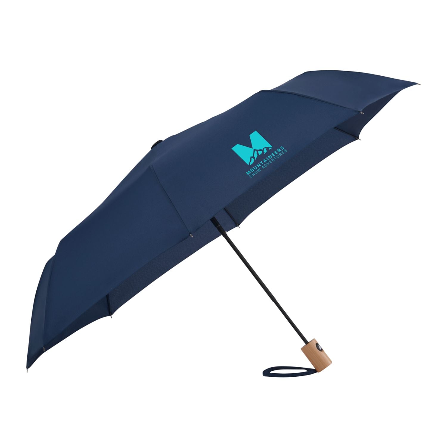 42" Recycled Folding Auto Open Umbrella