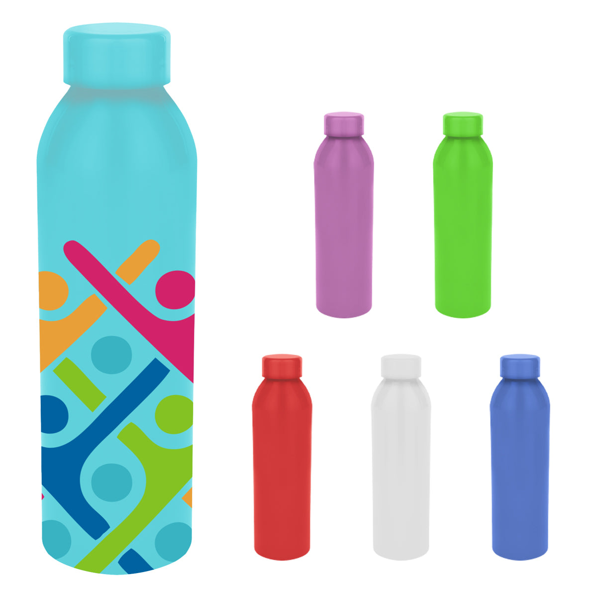 22 oz. Full Color Serena Aluminum Bottle