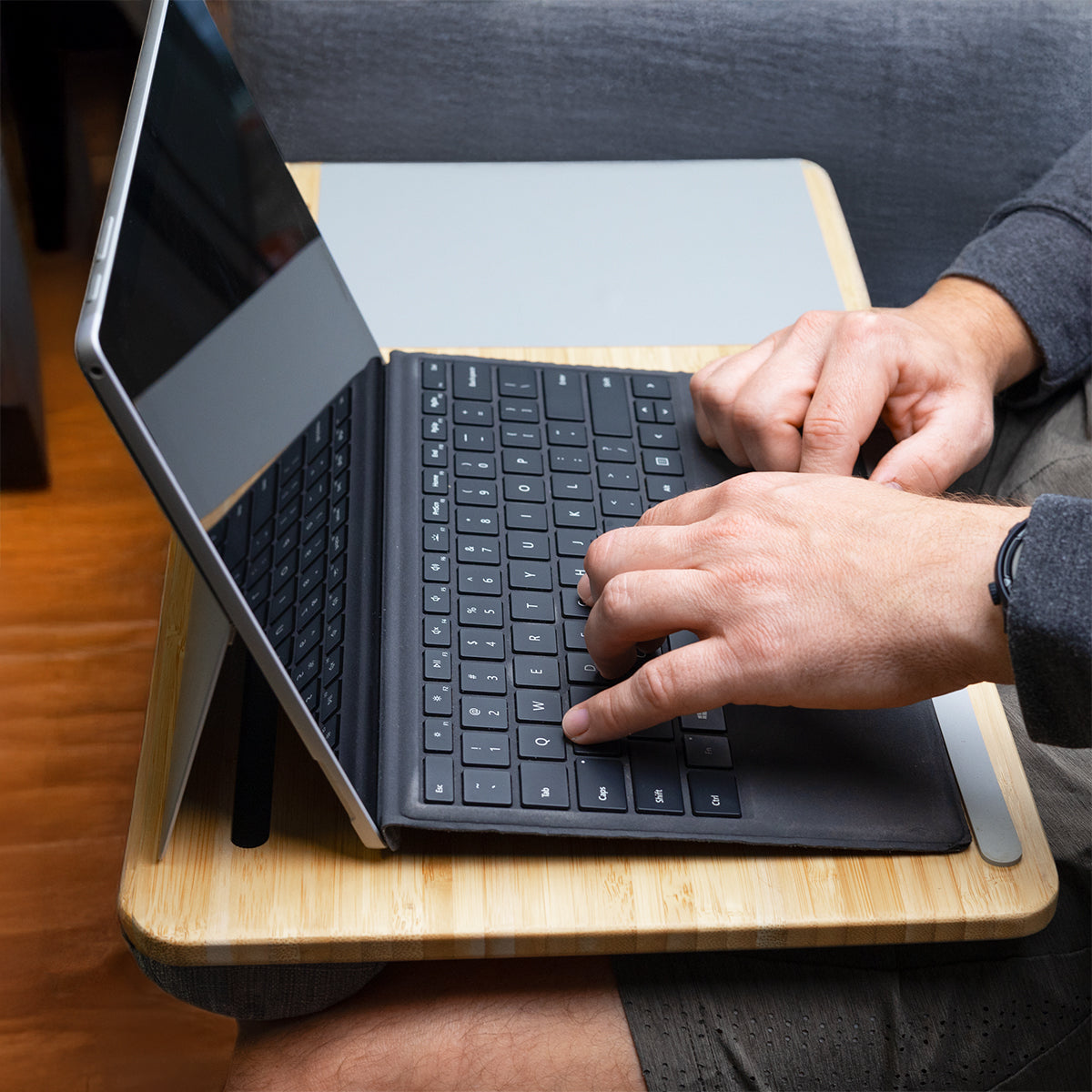 Bamboo Laptop & Tablet Desk