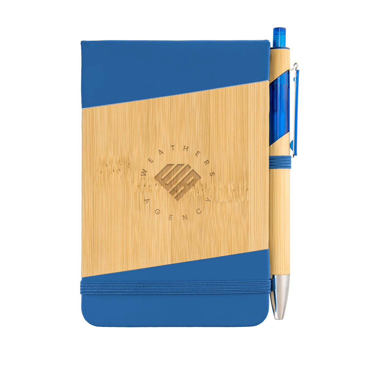 Bamboo Look Jotter & Pen