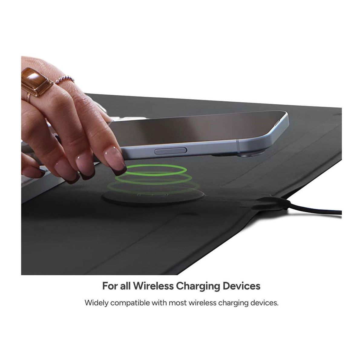 Zagg Desk Mat with Wireless Charging