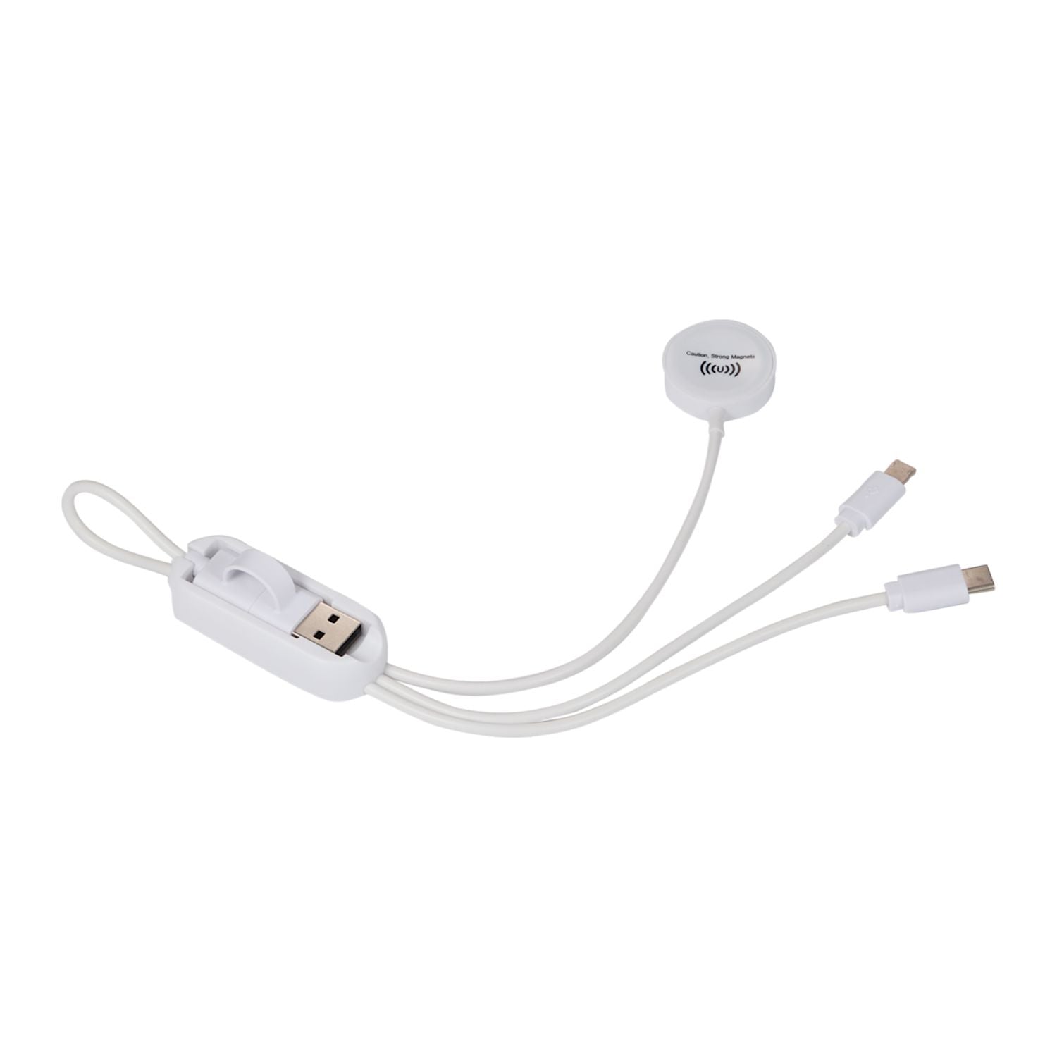 Allcord 5-in-1 Charging Cable with Apple Watch Charger