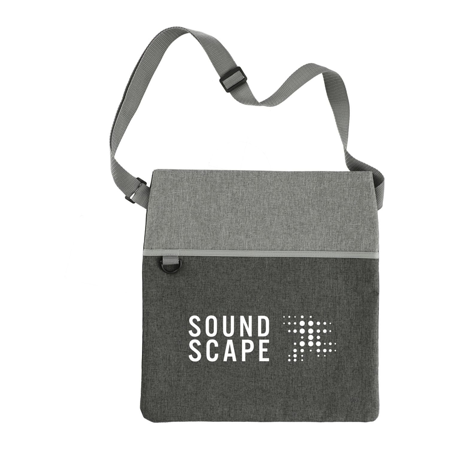 Double Heather RPET Crossbody Tote