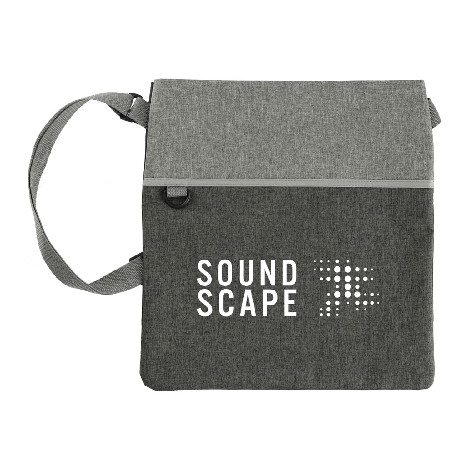 Double Heather RPET Crossbody Tote