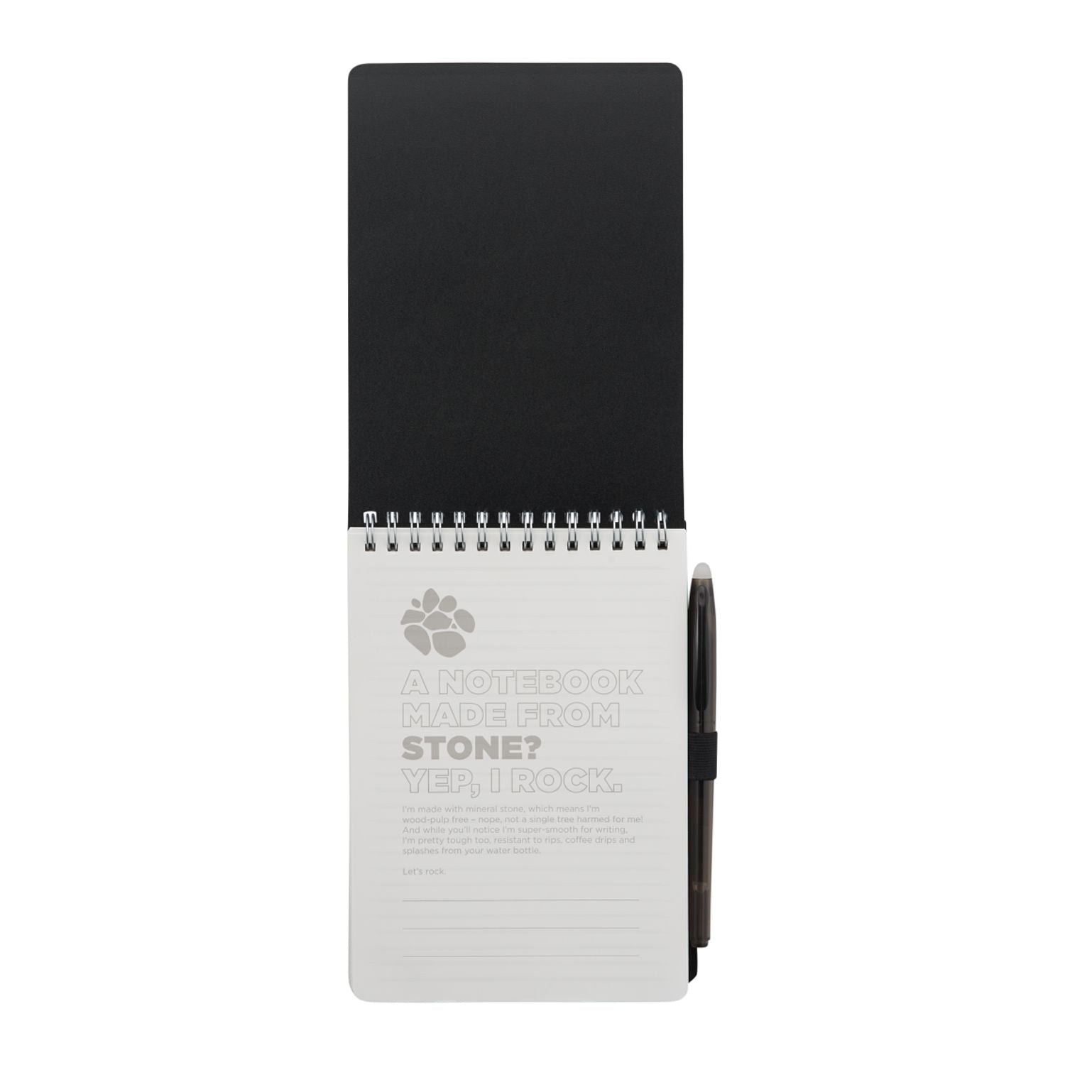 5” x 7” Mineral Stone Field Reporter Notebook w/Pen