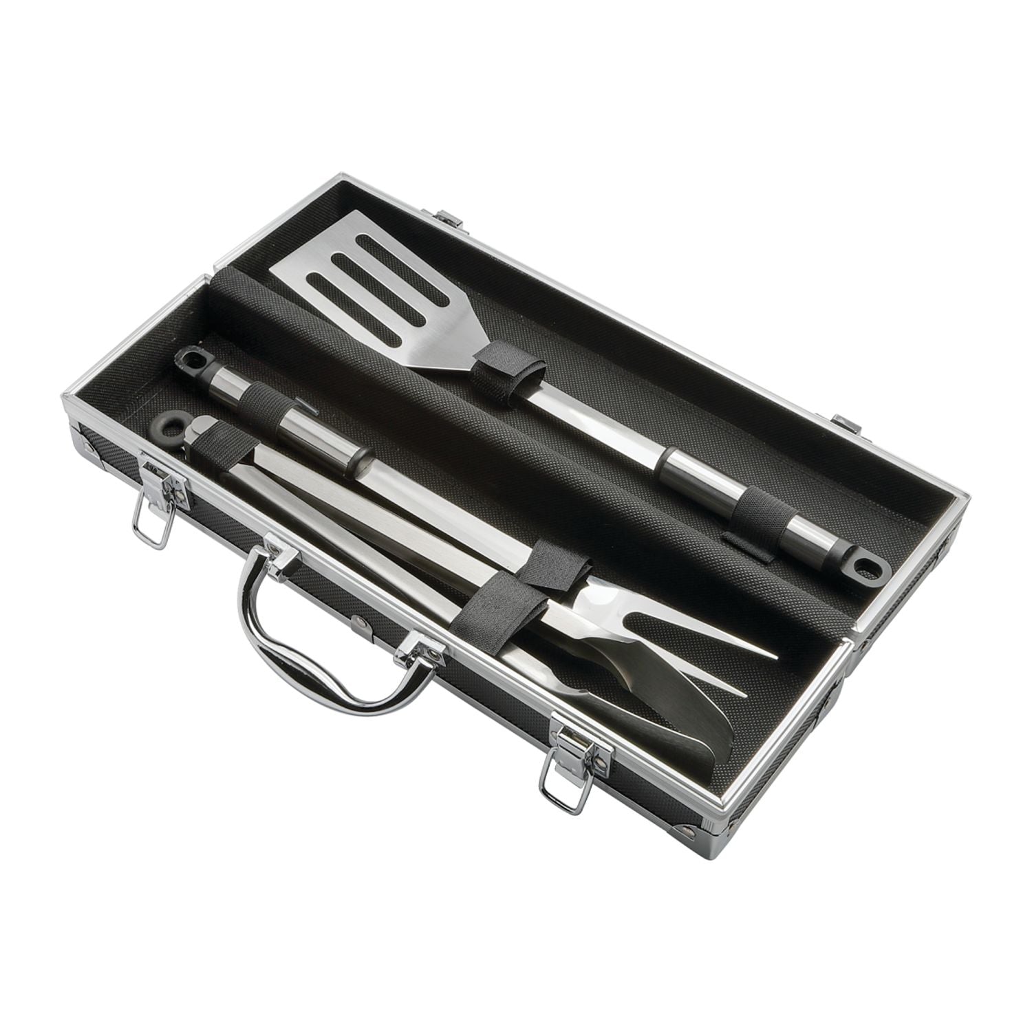 3 Piece BBQ set in Aluminum Case