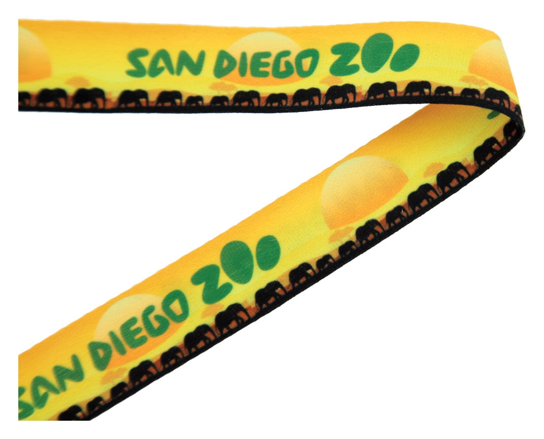 3/4" Open-Ended Sublimated Lanyard