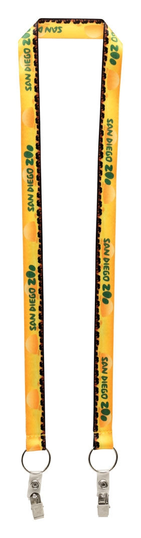 3/4" Open-Ended Sublimated Lanyard