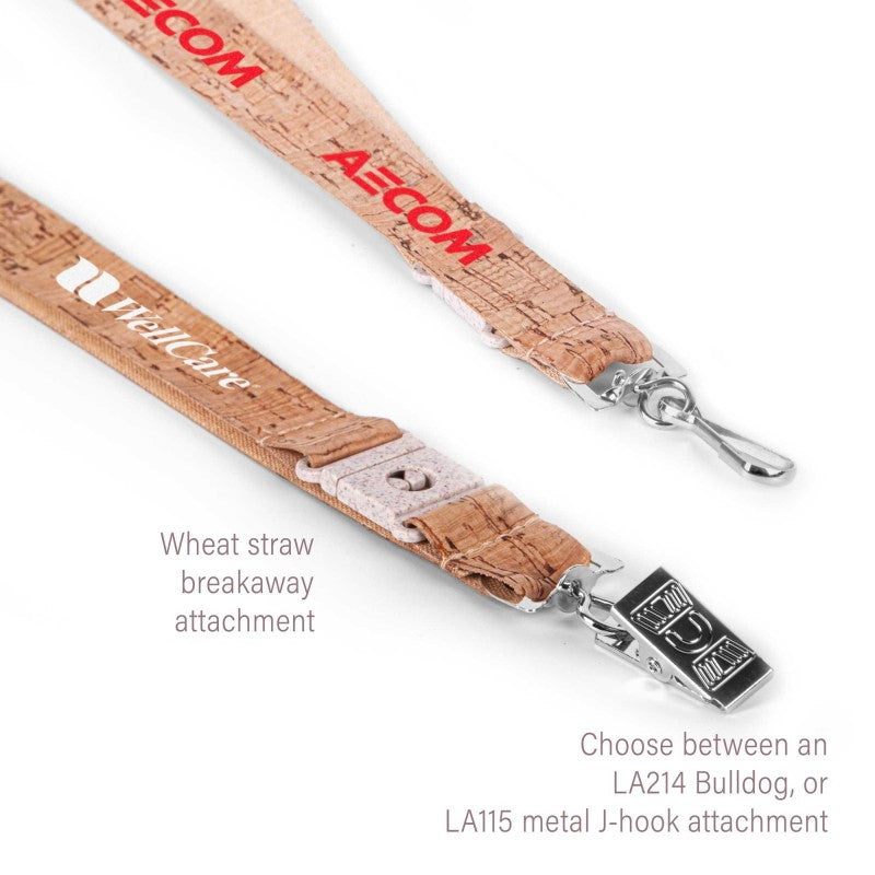 3/4" Natural Cork Lanyard
