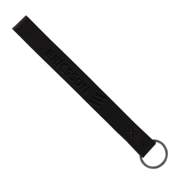 Hayward Leather Wrist Keychain with Metal Split-Ring