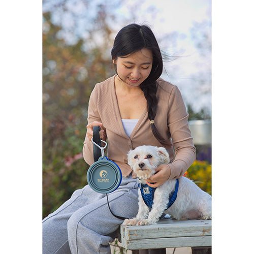 Feed 'N Go Collapsible Pet Bowl with Carabiner