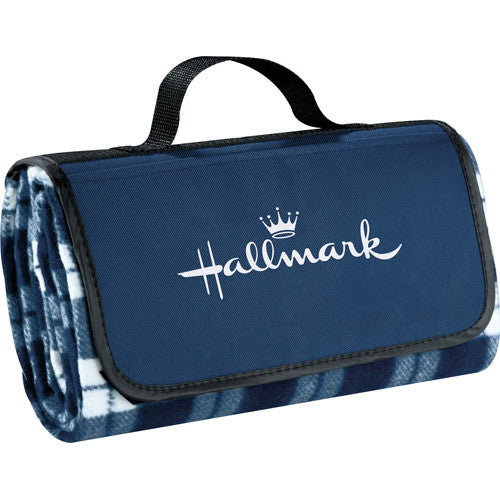 Padded Water-Resistant Fleece Picnic Blanket