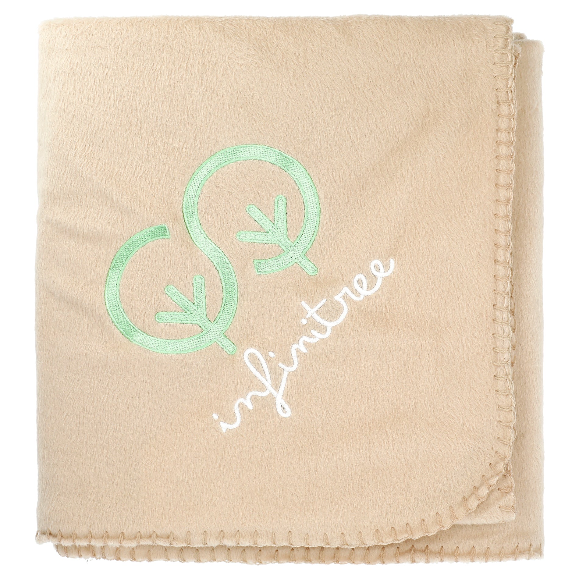 100% Recycled PET Fleece Blanket with Canvas Pouch