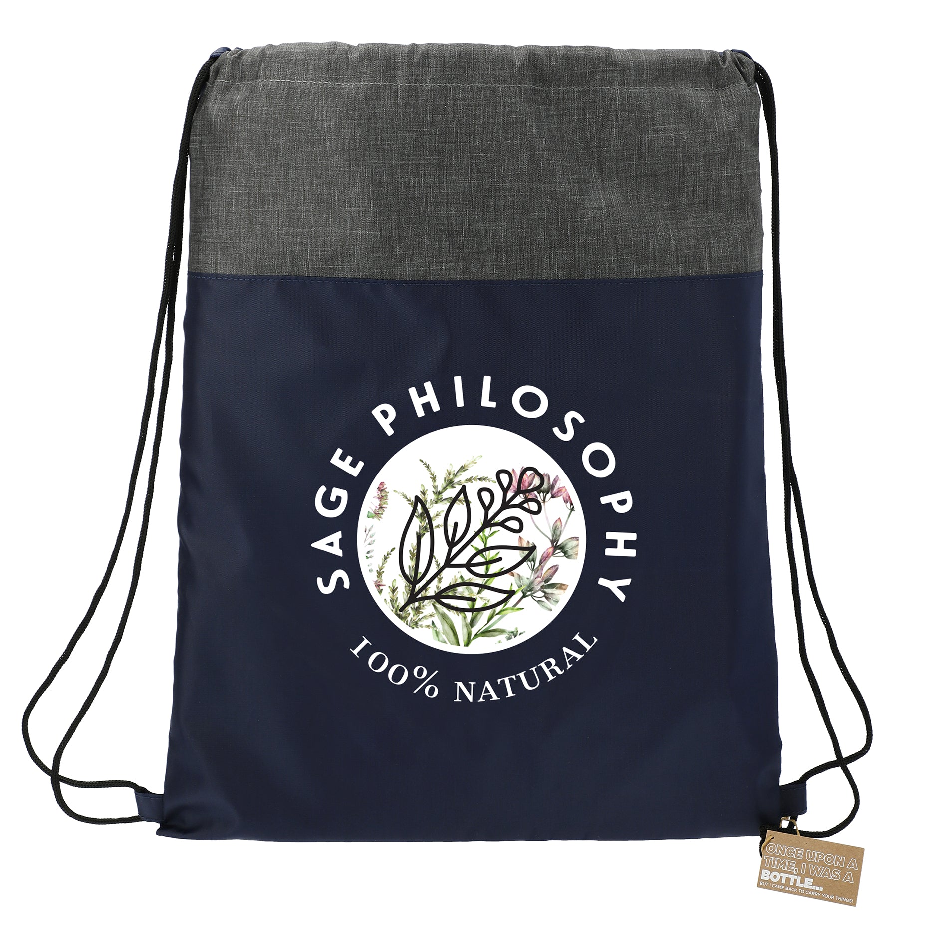 Ash Recycled Drawstring Bag